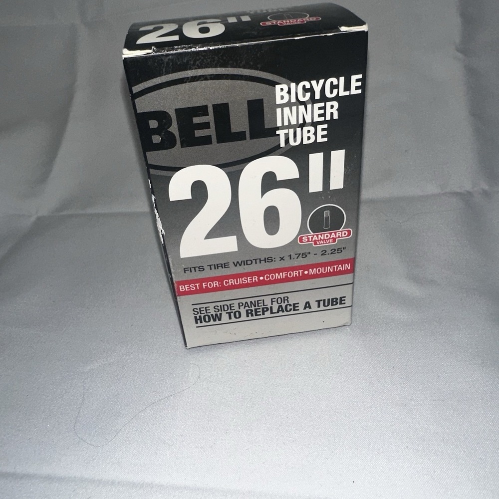 Bell Sports 7015384 Standard Schrader Bicycle Inner Tube 26 x 1.75 - 2.25 in.